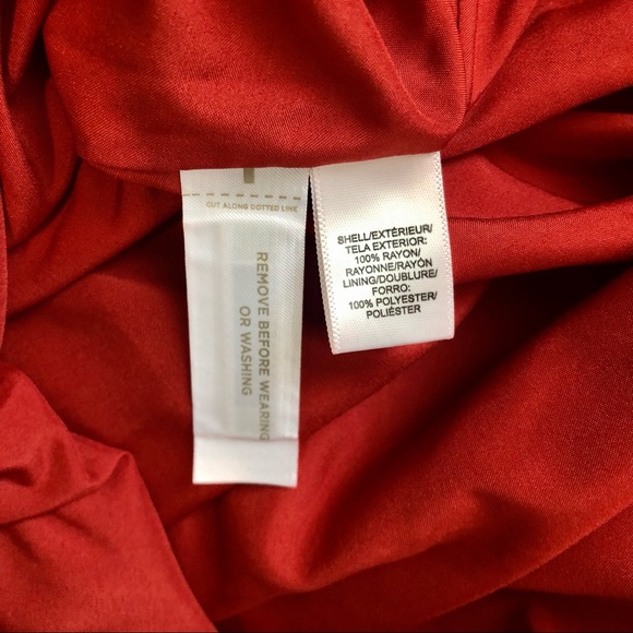 LOFT Petites Rust “Wrap Ruffle Style” Skirt - Picture 9 of 9